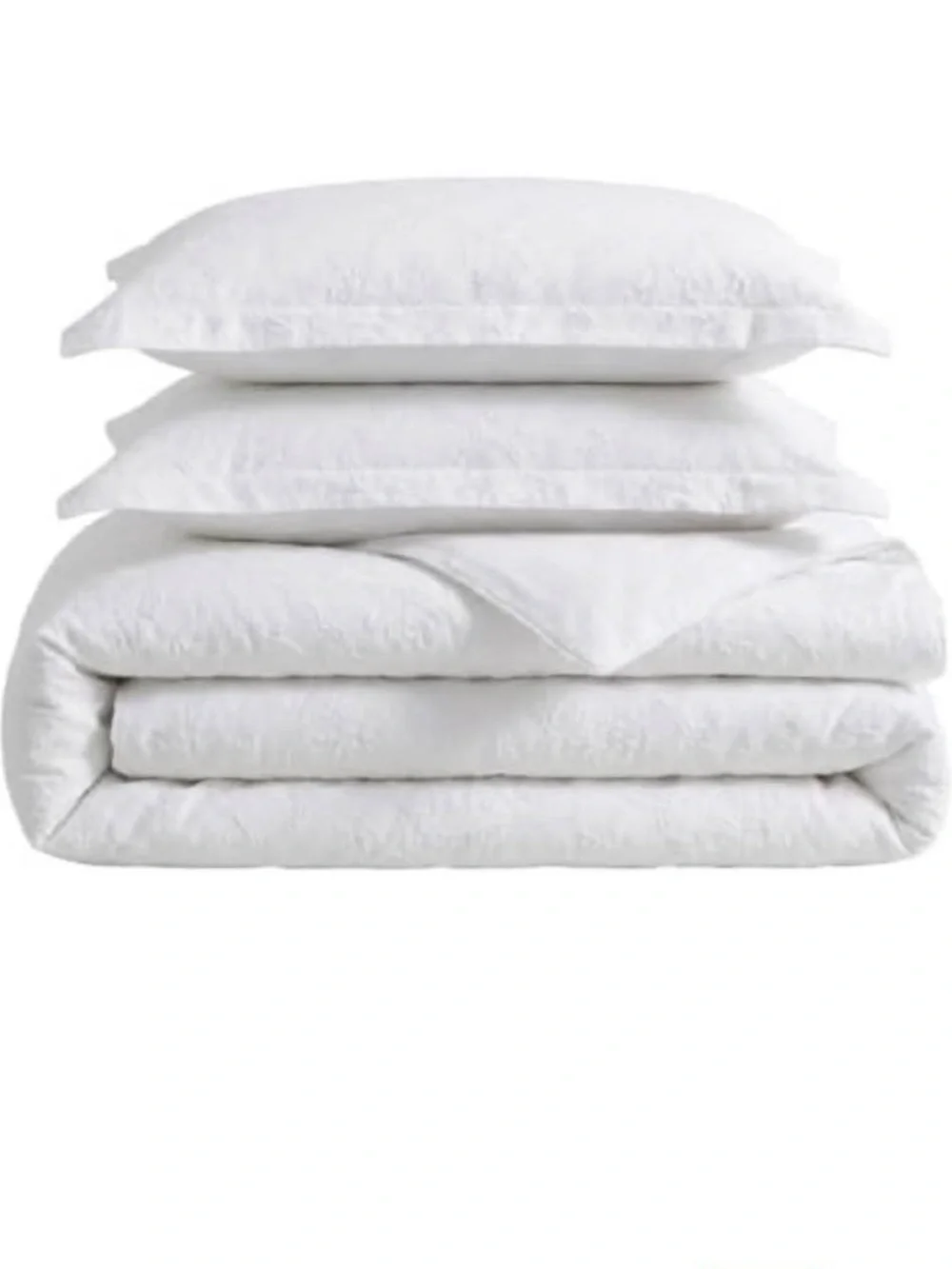 Martha Stewart - Queen Comforter Set, Naturally Soft Cotton-Rich Jacquard